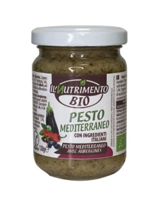 pesto aubergine med