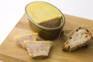 pt de canard foie gras girolles